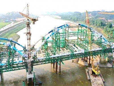 FABRICATION FABRICATION OF  BRIDGES STRUCTURE - CLIENT TRUNG CHINH TRADING & CONSTRUCTION CO., LTD – VIETNAM